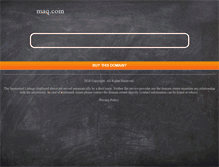 Tablet Screenshot of maq.com
